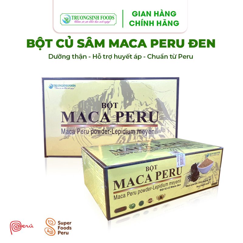 Royal D'Inca – Sâm Maca Peru và thảo mộc.