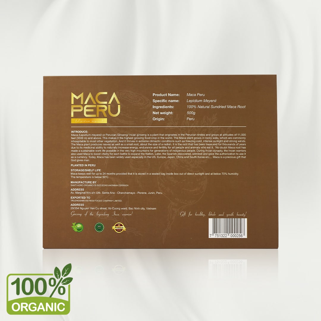 CỦ SÂM MACA PERU ĐỎ (LEPIDIUM MEYENII) - Ảnh 5