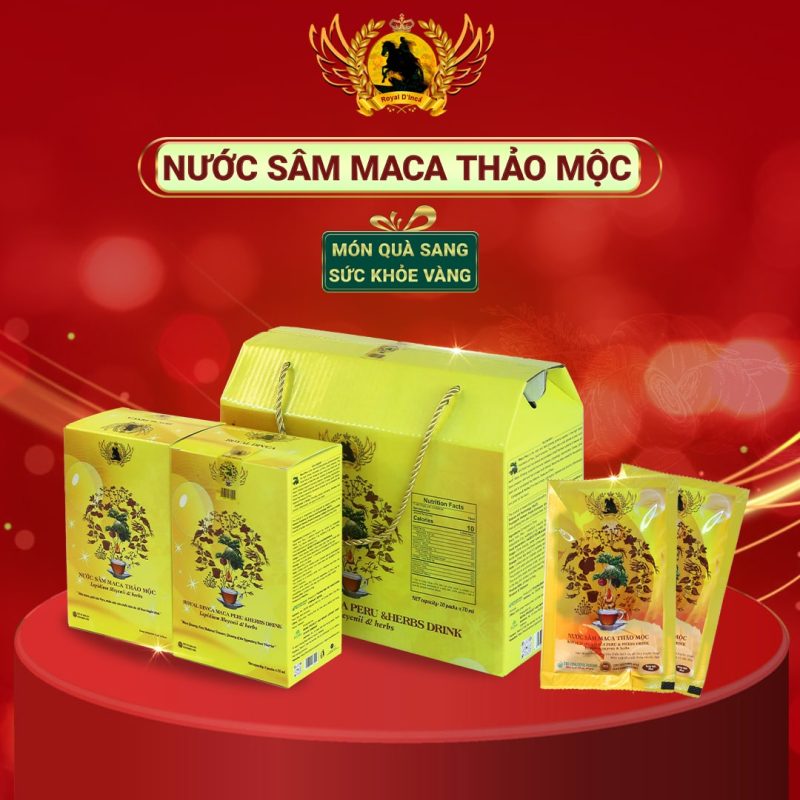 Royal D'Inca – Sâm Maca Peru và thảo mộc.