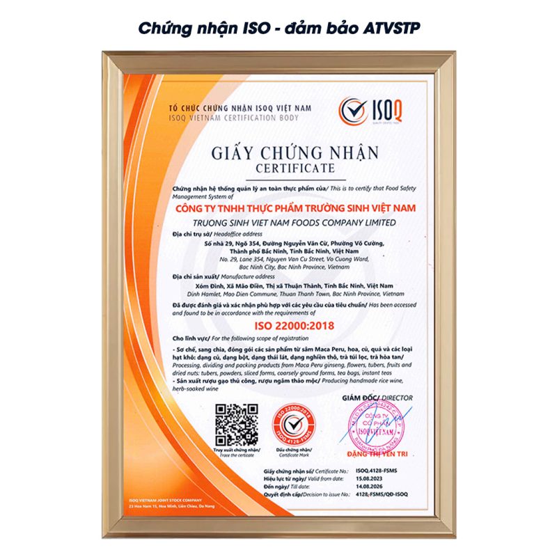 Royal D'Inca – Sâm Maca Peru và thảo mộc.