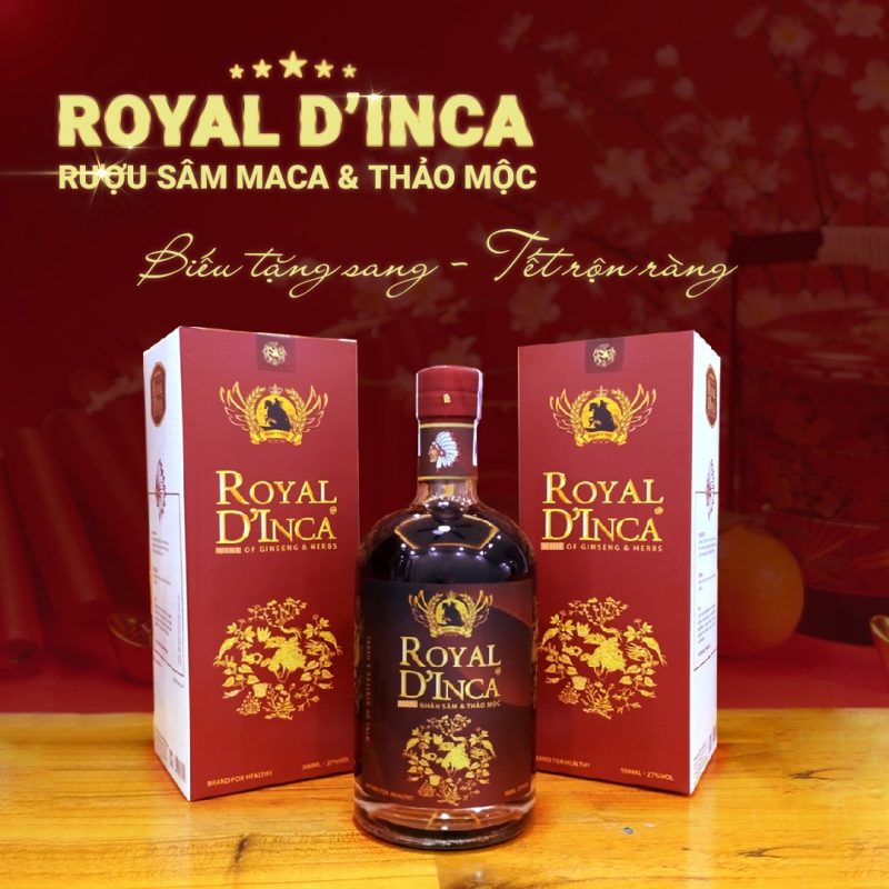 Royal D'Inca – Sâm Maca Peru và thảo mộc.