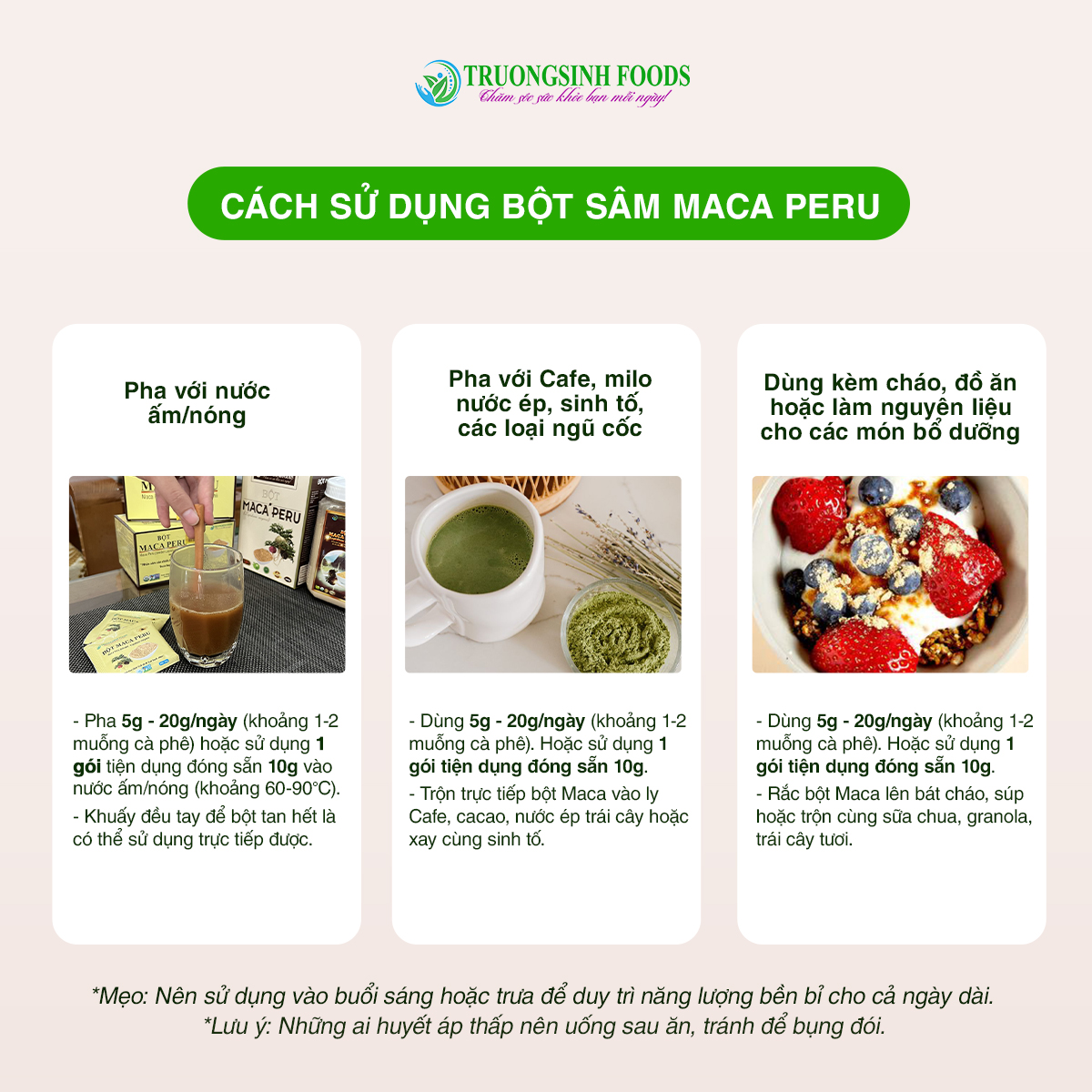 BỘT SÂM MACA PERU ĐỎ (LEPIDIUM MEYENII) - Ảnh 2