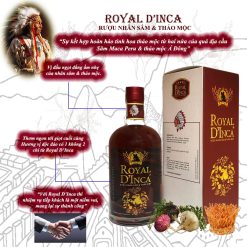 Alternative view of ROYAL D'INCA BRONZE LABEL- RƯỢU NHÂN SÂM & THẢO MỘC 500ML 27% VOL