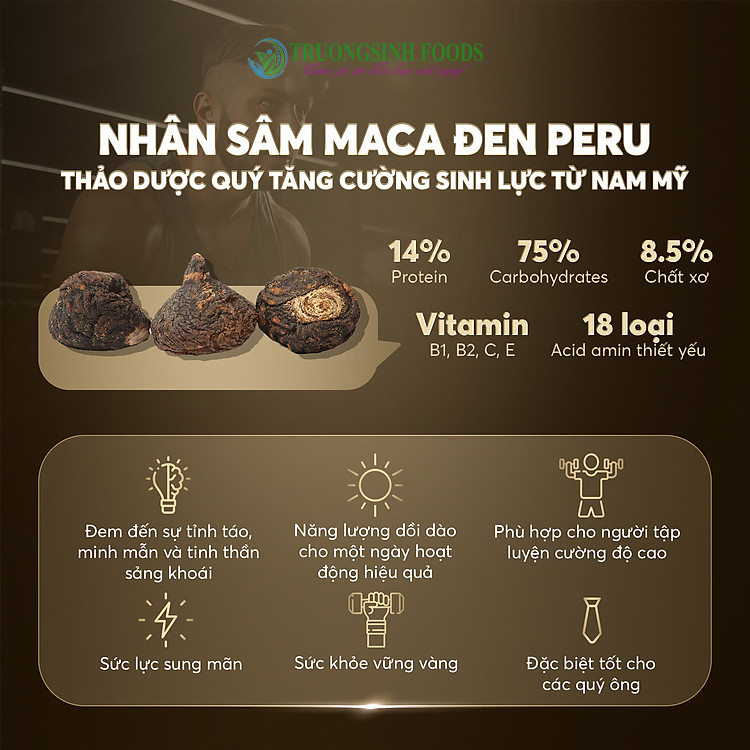 Royal D'Inca – Sâm Maca Peru và thảo mộc.